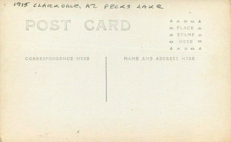 Clarkdale Arizona 1915 Pecks Lake Frame Like Postcard 21-7646