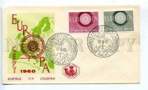 418870 BELGIUM 1960 year Europa CEPT First Day COVER