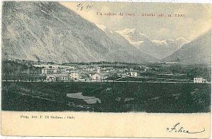 CARTOLINA d'Epoca - TORINO : ULZIO  OULX 1901