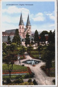 Luxembourg Echternach L'Eglise Paroissiale Vintage Postcard C142