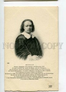 3116648 Self-Portrait MURILLO Spanish PAINTER old Engraving PC