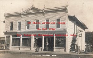 MN, Hammond, Minnesota, RPPC, Post Office, Ice Cream Store, Photo