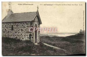 Old Postcard Rotheneuf Chapel of Our Lady Of Waves