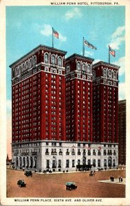 Pennsylvania Pittsburgh William Penn Hotel 1925 Curteich