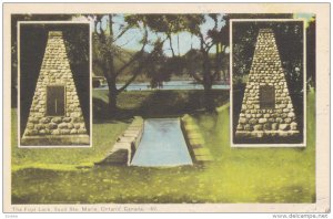 3-Views, The First Lock, Sault Ste. Marie, Ontario, Canada, PU-1956