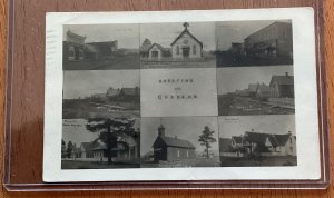 RPPC 8 Scenes from Chama NM PM 8/17/1911 Territorial LB