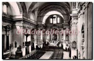 Old Postcard From The Inside Escarene I'Eglise