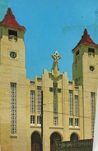 Dominican Republic Postcard Puerto Plata Church Building Archeticture