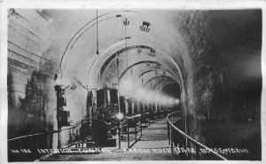 Boise Idaho Arrow Rock Dam Interior Tunnel #156 RPPC Photo Postcard 21-12498