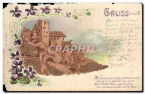 Postcard Old Benfeld Gruss has b