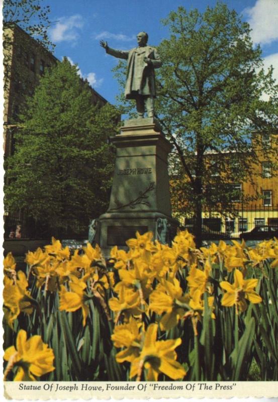 Joseph Howe Statue Halifax NS Freedom Of The Press Province House Postcard D11
