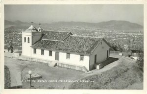 RPPC Postcard 3. Santos Brazil, Igreta N.S Do Monte Serrat F.B. Unposted