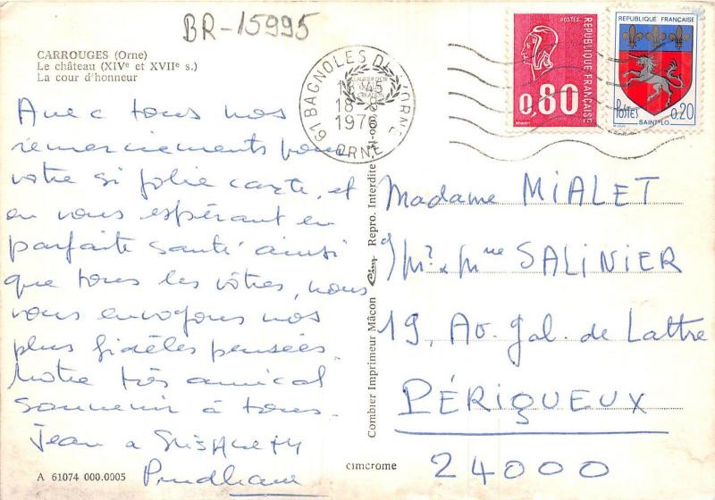 BR15995 Carrouges le chateau  france