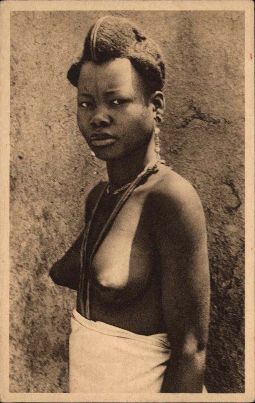 Vintage CAMEROUN CAMEROON AFRICA Indigenous Woman NUDE Africa