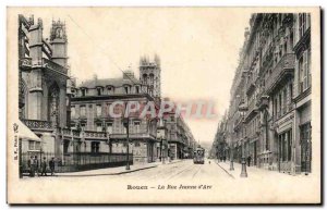 Old Postcard Rouen rue Jeanne d & # 39arc