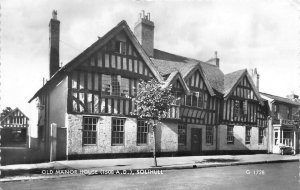 RPPC, Solihull UK England    OLD MANOR HOUSE    1966 Real Photo Postcard