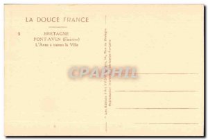 Aven Bridge Old Postcard the & # 39aven through the city