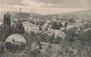 Schönberg b. Cronberg i.T. Germany Postcard 1903 Kliment Taunus Castle Church