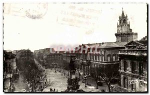 Old Postcard Avignon Place Clemenceau