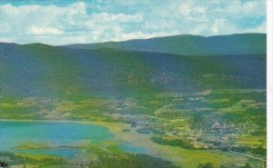 Canada Aerial View Salmon Arm and Shuswap Lake British Columbia