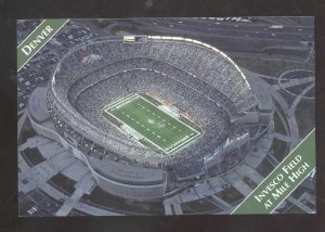DENVER BRONCOS COLORADO INVESCO FIELD MILE HIGH FOOTBALL STADIUM POSTCARD