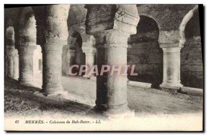Old Postcard Columns Meknes Bab Reirr