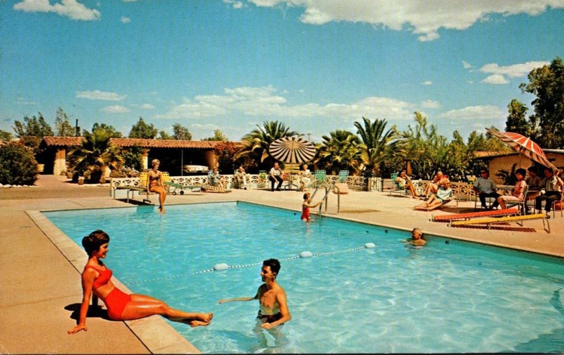 Arizona Tucson Ghost Ranch Lodge Swimming Pool 1973