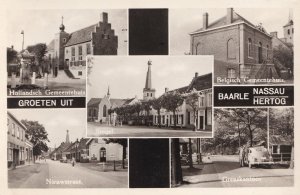 Baarle Hertog Gemeentehuis Holland Real Photo Postcard