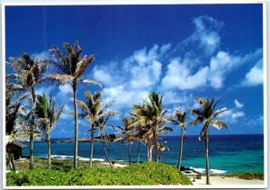 Postcard - Beautiful Makapuu Beach Park - Waimanalo Beach, Hawaii