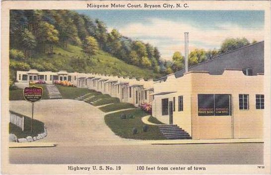 North Carolina Bryson City Miagene Motor Court