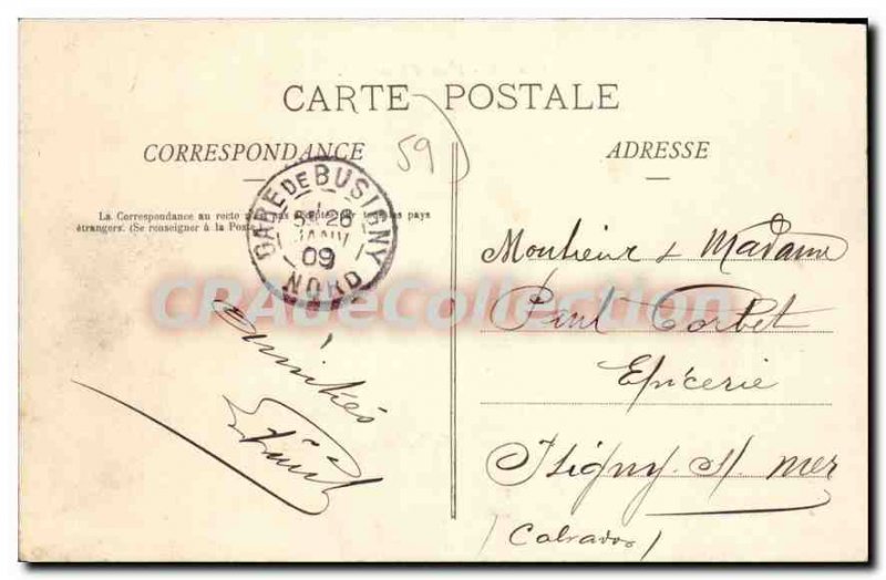 Old Postcard Cambrai Place D'Armes