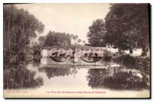 Postcard The Old Bridge Armancon between Nults and Ravieres