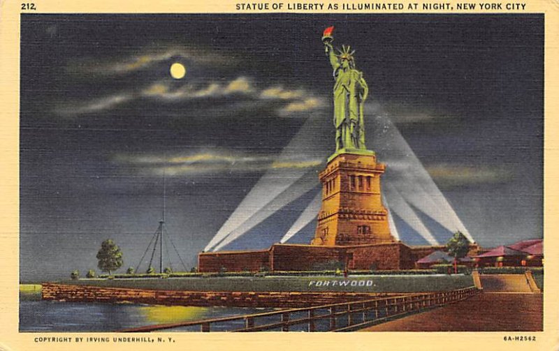 Statue of Liberty New York City, USA Unused 