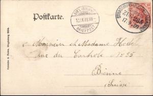 Weissenburg Germany 1909 Postcard - Nice Cover