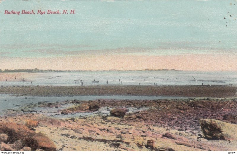 RYE BEACH, New Hampshire, 1913; Bathing Beach