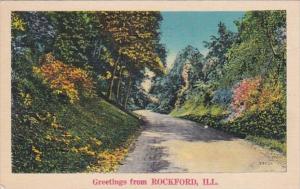 Illinois Greetings From Rockford 1941