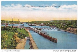 Washington Seattle Canal Locks Second To Panama