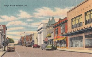 Postcard Ridge Street Lansford PA