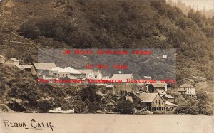 CA, Requa, California, RPPC, Town View, Business Section, Mia Zeltine Photo