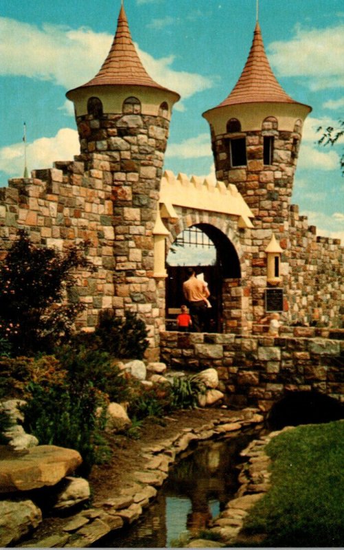 Canada Edmonton Storyland Valley Children's Zoo Entance Gate and Moat