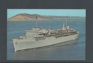 Post Card USS Dixon AS-37 Is A Submarine Tender To Provide Logistic & Tech---