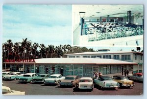 Fort Myers Florida Postcard Edison Cafeteria Lamplight Restaurant Lounge c1960