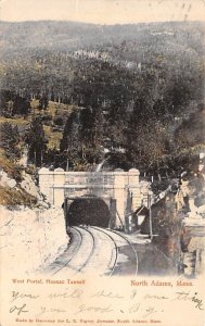 Western Portal, Hoosac Tunnel No. Adams, Mass., USA Massachusetts Train 1905 