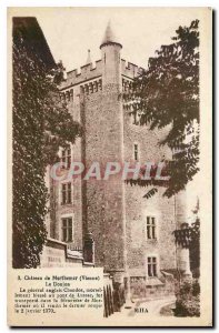 Old Postcard Chateau de Morthemer Vienna Le Donjon