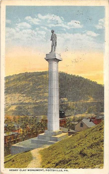Pennsylvania  Pottsville Henry Clay Monument