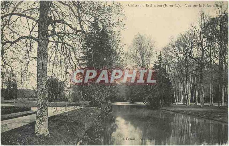 Old Postcard Chateau d Esclimont view Piece