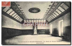 Postcard Old Convent of the Grande Chartreuse Hall Grand Chapter current state