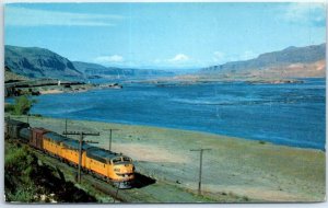 Postcard - A magnificent panorama, Columbia River Gorge