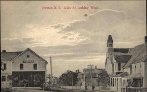 Rexton New Brunswick NB General Store Street Scene c1900s Postcard