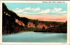 Postcard WATER SCENE Frankfort Kentucky KY AO2746